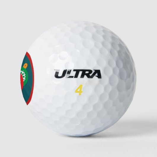 Kerst golfballen / Kerstboomversiering ontwerp (Logo)