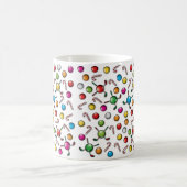 Kerst Golfer Monogram Ontwerp Koffiemok (Center)