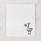 Kerst Goose Place Kaarten Plaatskaartje (Buitenkant ongevouwen)