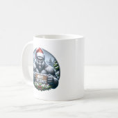 Kerst Gorilla Koffiemok (Voorkant links)