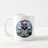 Kerst Gorilla Koffiemok (Links)