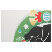 kerst - gorilla - stof (Fat Quarter)