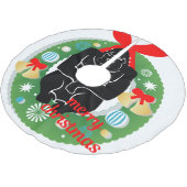 kerst gorilla tree skirt kerstboom rok (Gekanteld)