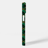 Kerst goud en groen geplakt patroon Case-Mate iPhone case (Achterkant / Rechts)