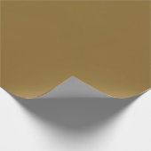 Kerst goud matte afwerking solide verzadigd cadeaupapier (Hoek)