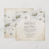 Kerst Goud Rozen Sneeuwvlokken Vrijgezellenfeest Kaart (Voorkant / Achterkant)