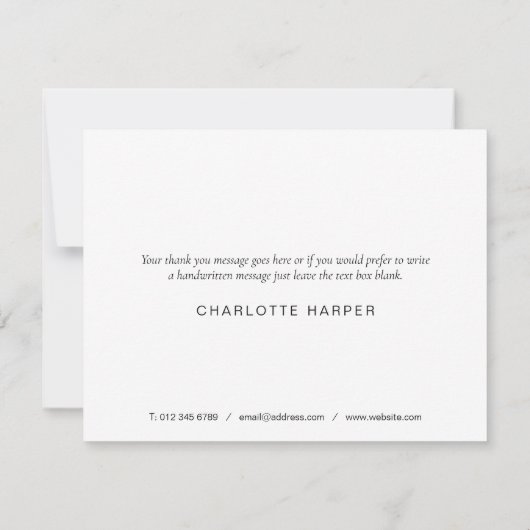 Kerst Goud Sneeuwvlokken Elegant Script Business Bedankkaart (Achterkant)