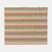 Kerst gouden bomen patronen - Elegant en Chic Fleece Deken (Voorkant (Horizontaal))