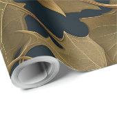 kerst-gouden inpakpapier (Rol Hoek)