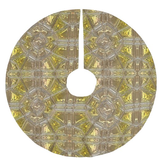 Kerst gouden patroon elegant kerstboom rok (Voorkant)