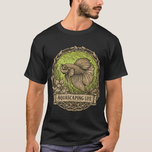 Kerst Goudvis T-shirt (Voorkant)
