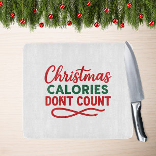 Kerst grap citaat dieet snijplank
