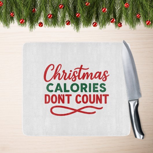 Kerst grap citaat dieet snijplank