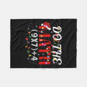 Kerst Grappig Doe De Wiskunde Meme (9x7)+4 Cadeau Fleece Deken (Voorkant (Horizontaal))