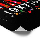 Kerst Grappig Doe De Wiskunde Meme (9x7)+4 Cadeau Poster (Hoek)