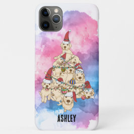 Kerst Grappig labrador retriever puppy kerst Case-Mate iPhone Case