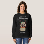 kerst grappig pug Classic T-Shirt 359 (Voorkant volledig)