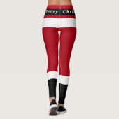 Kerst Grappig Sinterklaas Leggings (Achterkant)