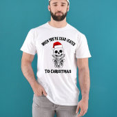 Kerst Grappig Skeleton Holiday Pun Gift T-shirt