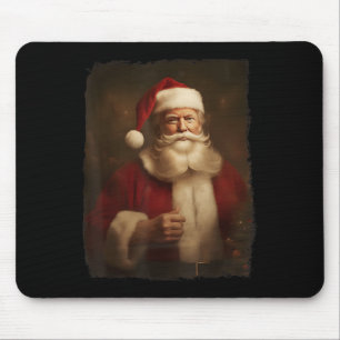 Kerst Grappig Trump Sinterklaas Retro Vintage Muismat