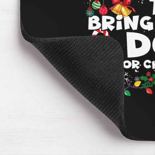 Kerst grappig waarschijnlijk om hond mee te nemen  muismat (Hoek)