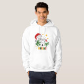 Kerst grappige citaat Hoodie (Voorkant volledig)