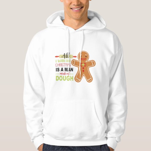 Kerst grappige citaat Hoodie (Voorkant)