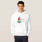 Kerst grappige citaat Hoodie (Voorkant volledig)