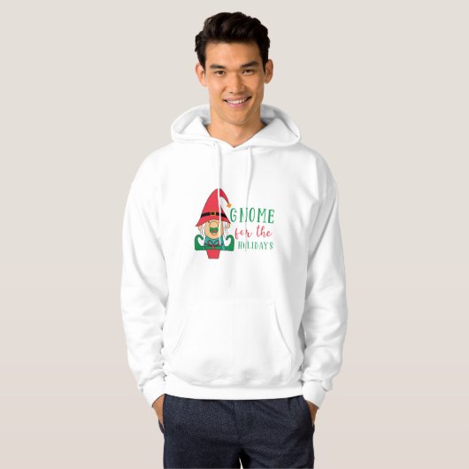 Kerst grappige citaat Hoodie (Voorkant volledig)