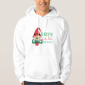 Kerst grappige citaat Hoodie (Voorkant)