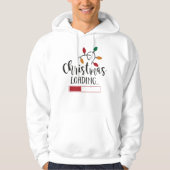 Kerst grappige citaat Hoodie (Voorkant)