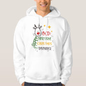 Kerst grappige citaat Hoodie (Voorkant)