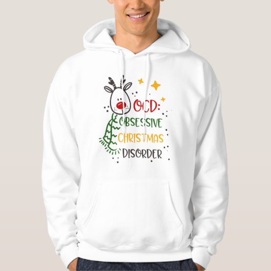 Kerst grappige citaat Hoodie (Voorkant)