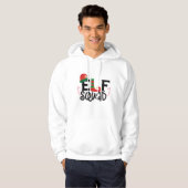 Kerst grappige citaat Hoodie (Voorkant volledig)