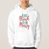 Kerst grappige citaat Hoodie (Voorkant)