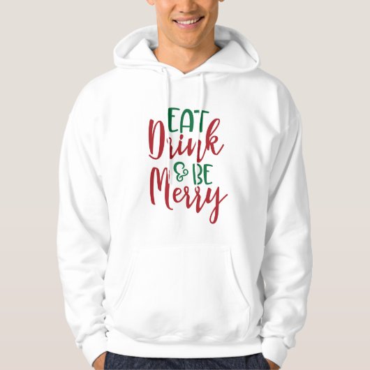 Kerst grappige citaat Hoodie (Voorkant)