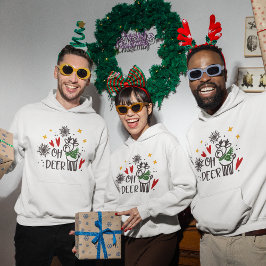 Kerst grappige citaat Hoodie