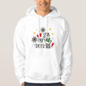 Kerst grappige citaat Hoodie (Voorkant)