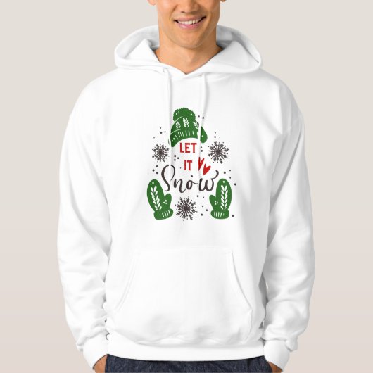 Kerst grappige citaat Hoodie (Voorkant)