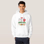 Kerst grappige citaat Hoodie (Voorkant volledig)