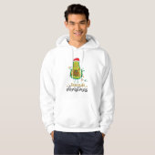 Kerst grappige citaat Hoodie (Voorkant volledig)