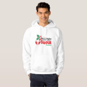 Kerst grappige citaat Hoodie (Voorkant volledig)