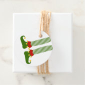 Kerst Grappige Elf Vakantie Feestelijke Plank Leuk Bedankjes Labels (In situ)