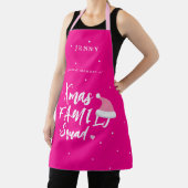 Kerst grappige familiekruid Santa hat jouw naam Schort (Insitu)