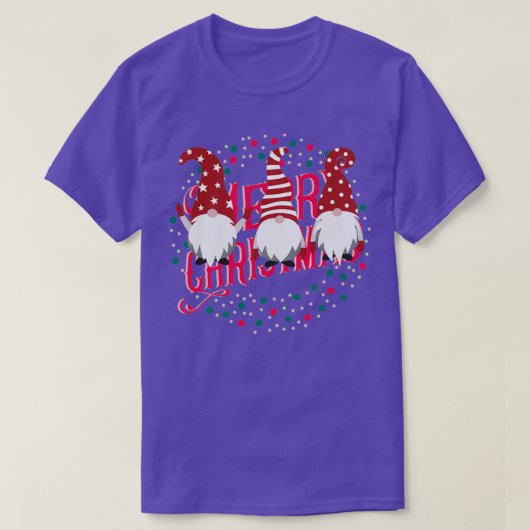 Kerst grappige gnomen 73 t-shirt (Design voorkant)