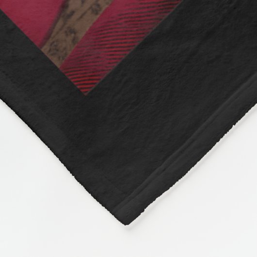 Kerst Grappige Kat Hond Selfie Met Sinterklaas Cu Fleece Deken (Hoek)