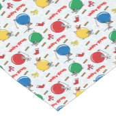 Kerst grappige muis met ballen korte tafelloper (Hoek)