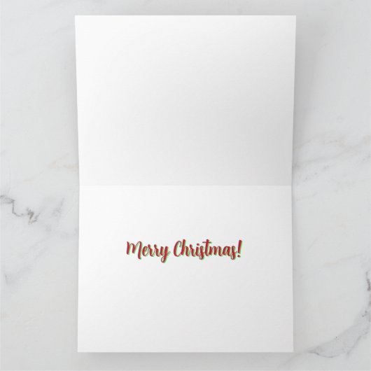 Kerst Grappige Nieuwigheid GEHOORZAMEN GIFT LIMIET Kaart (Binnen)