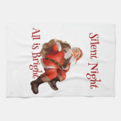 Kerst Grappige Sinterklaas Theedoek (Horizontaal)