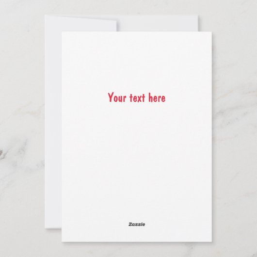 Kerst grappige tuxedo cartoon feestdagenkaart (Achterkant)